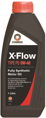 Моторное масло Comma X-Flow Type PD 5W40 / XFPD1L (1л)