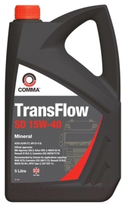 Моторное масло Comma Transflow SD 15W40 / TFSD5L (5л)