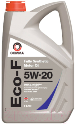 Моторное масло Comma Eco-F 5W20 / ECF5L (5л)
