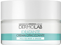 

Крем для лица Deborah Milano, DermoLab матирующий увлажняющий для жирной кожи
