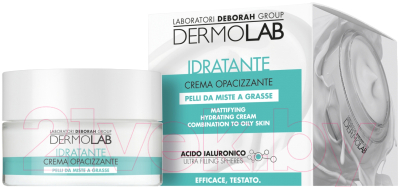 Крем для лица Deborah Milano DermoLab матирующий увлажняющий для жирной кожи (50мл)
