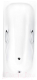 Ванна стальная Smavit Etruria Titanium 170x75 (с ручками, без ножек) - 