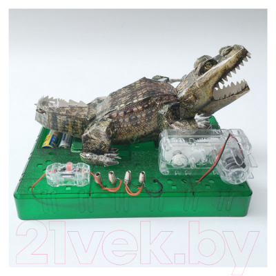 Конструктор электромеханический ND Play 3D Крокодил / 277390