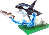 Конструктор электромеханический ND Play 3D Морской кит / 277388 - 