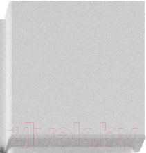 Декоративная розетка для наличника Юни Эмаль Финская 80x80 (белый)