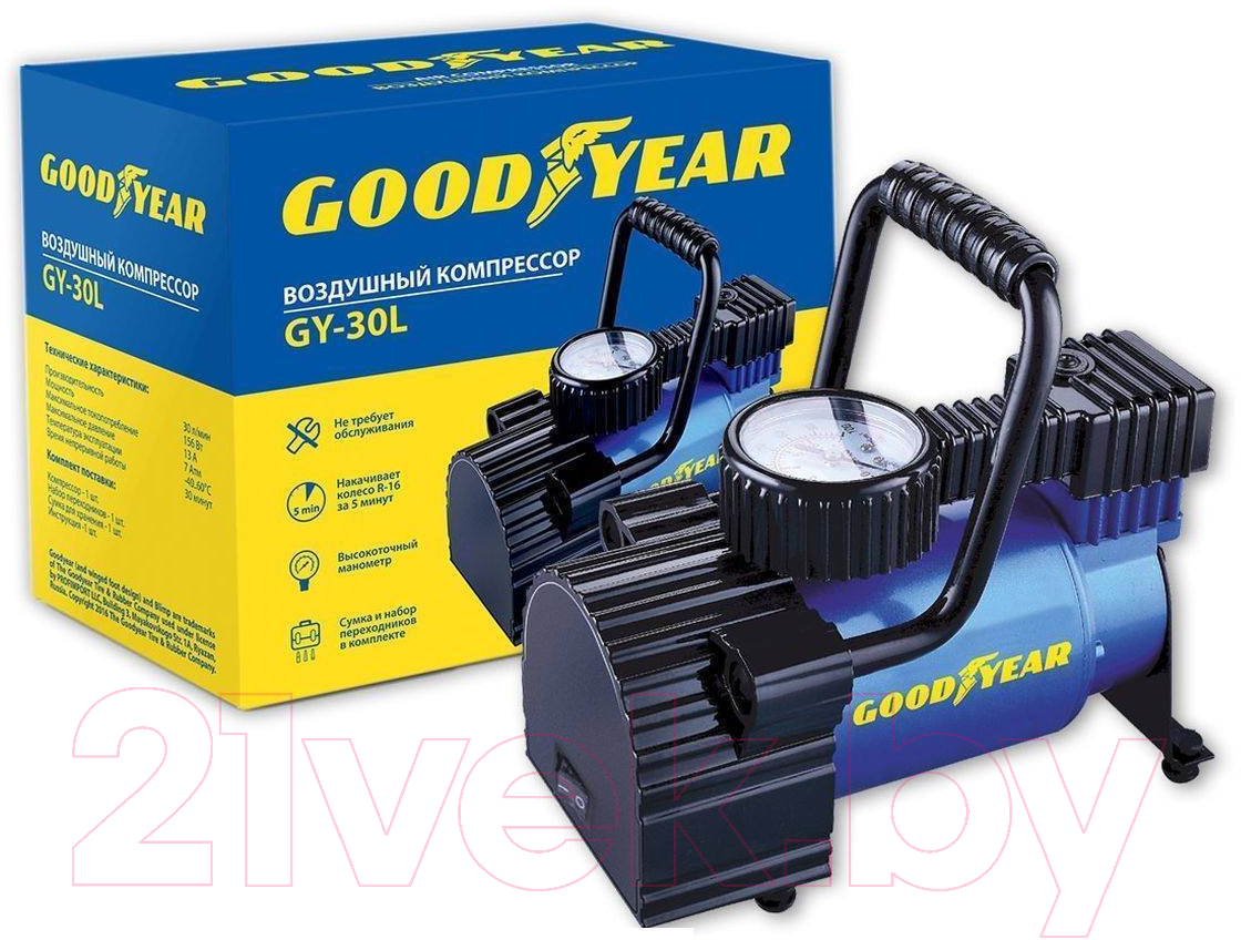 Автомобильный компрессор Goodyear GY-30L