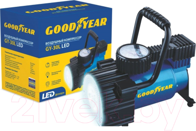 Автомобильный компрессор Goodyear GY-30L LED (GY000103)