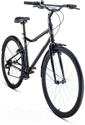 Велосипед Forward Parma 28 2021 / RBKW1C187002 (19, черный/белый)
