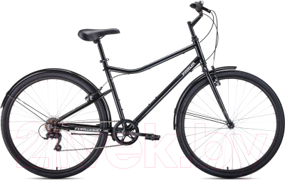 Велосипед Forward Parma 28 2021 / RBKW1C187002 (19, черный/белый)