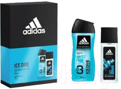 

Парфюмерный набор Adidas, FY21 Ice dive душистая вода+гель для душа