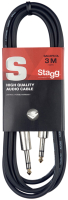 Кабель гитарный Stagg SAC6PS DL St Jack/St Jack (6м) - 