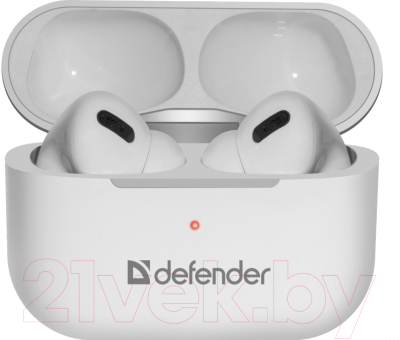 Беспроводные наушники Defender Twins 636 / 63636 (белый)