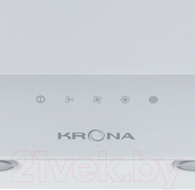 Вытяжка наклонная Krona Helga 600 White S / КА-00001302