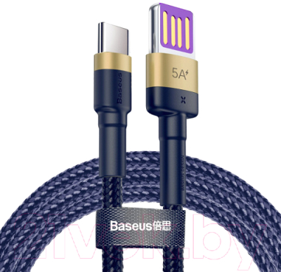 

Кабель Baseus, USB 2.0 - USB Type-C 5А / CATKLF-PV3
