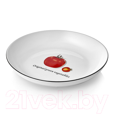 Тарелка столовая глубокая Walmer Salad / W37000734 (томат)