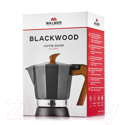Гейзерная кофеварка Walmer Blackwood / W37000604