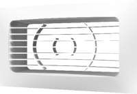 Решетка вентиляционная ERA 612РСФ (с фланцем) - 
