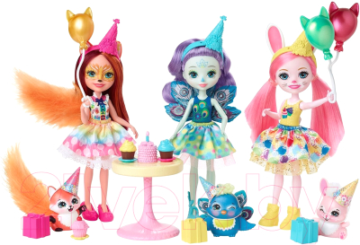 

Набор кукол Mattel, Enchantimals День рождения / GJX22