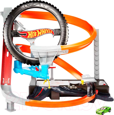 

Автотрек гоночный Mattel, Шиномонтажная мастерская / GJL16