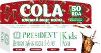 

Зубная паста PresiDent, Kids 3-6 со вкусом колы