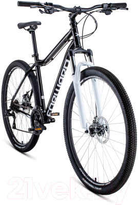 Велосипед Forward Sporting 29 2.2 Disc 2021 / RBKW1M19G017 (19, черный/белый)