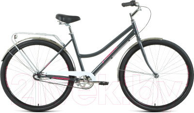 Велосипед Forward Talica 28 3.0 2021 / RBKW1C183006 (19, темно-серый/розовый)