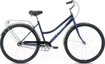 Велосипед Forward Talica 28 3.0 2021 / RBKW1C183005 (19, темно-синий/серебристый)