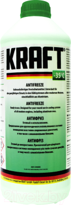 

Антифриз KRAFT, Зеленый, -35C / KF114