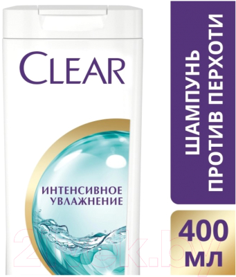 Шампунь для волос Clear Vita Abe против перхоти для женщин Интенсивное увлажнение (400мл)