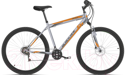 Велосипед Black One Onix 26 D 2021 (18, серый/оранжевый)