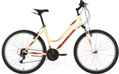 Велосипед Bravo Tango 26 2021 (16, кремовый/бордовый/серый)