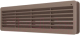 Решетка вентиляционная ERA Переточная 4409ДП (коричневый) - 