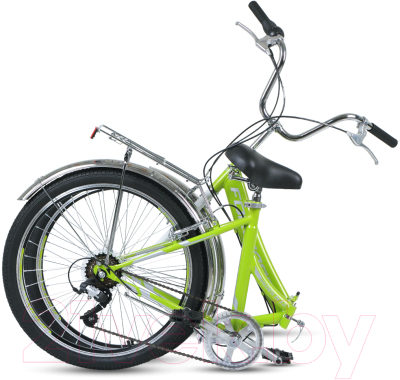 Велосипед Forward Valencia 24 2.0 2021 / RBKW1C246001 (16, зеленый/серый)