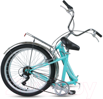 Велосипед Forward Valencia 24 2.0 2021 / RBKW1C246002 (16, мятный/серый)