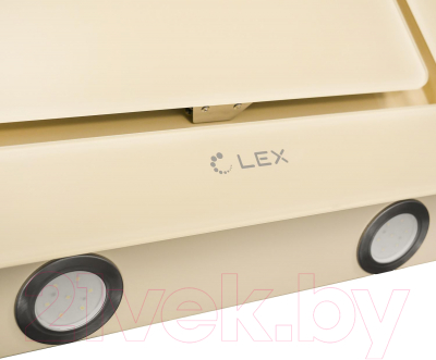 Вытяжка наклонная Lex Luna 600 / CHAO000358 (слоновая кость)