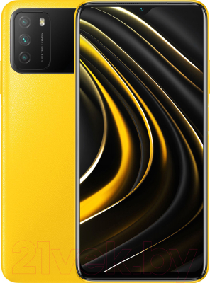 

Смартфон Xiaomi, Poco M3 4GB/64GB (желтый)