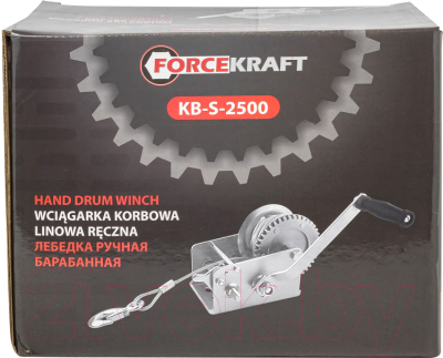 Лебедка ручная ForceKraft FK-KB-S-2500