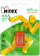 Комплект аккумуляторов Mirex HR03 / HR03-06-E2 (2шт) - 