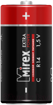 Комплект батареек Mirex R14 C 1.5V / 23702-ER14-E2 (2шт)