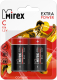 Комплект батареек Mirex R14 C 1.5V / 23702-ER14-E2 (2шт) - 