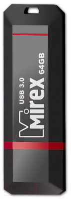 Usb flash накопитель Mirex Knight Black 64GB USB3.0 (13600-FM3BKN64)