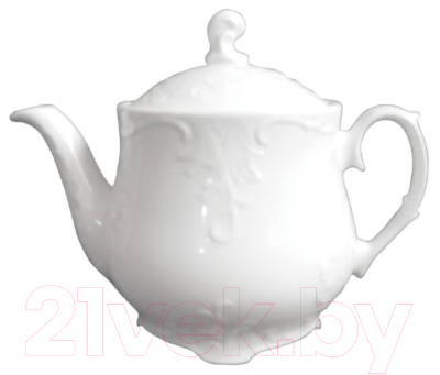 Заварочный чайник Cmielow i Chodziez Rococo / 0002-0035660 (белый)