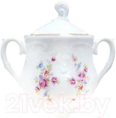 Сахарница Cmielow i Chodziez Rococo / 7490-0036060 (бабушкин цветок)
