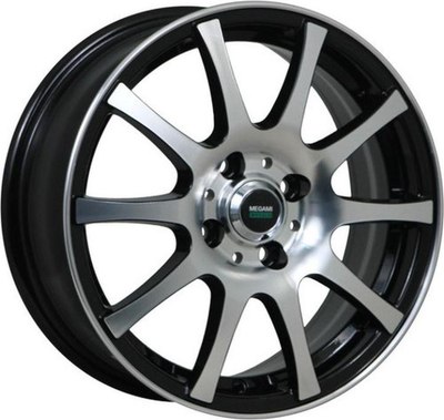Литой диск Megami MGM-2 14x5.5 4x100мм DIA 73.1мм ET 35мм BKF - 