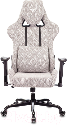 Изображение товара Кресло геймерское Бюрократ Zombie Viking Loft с подголовником (серый Loft ромбик)