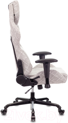 Изображение товара Кресло геймерское Бюрократ Zombie Viking Loft с подголовником (серый Loft ромбик)