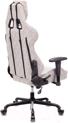 Изображение товара Кресло геймерское Бюрократ Zombie Viking Loft с подголовником (серый Loft ромбик)