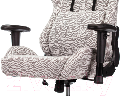 Изображение товара Кресло геймерское Бюрократ Zombie Viking Loft с подголовником (серый Loft ромбик)