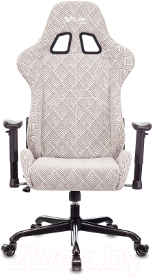 Изображение товара Кресло геймерское Бюрократ Zombie Viking Loft с подголовником (серый Loft ромбик)