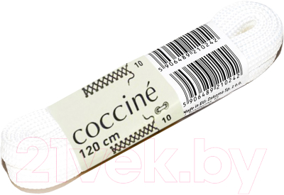 Шнурки для обуви Coccine Band / SZNN/120/BIA/7B (120см, 7B хлопок белый)